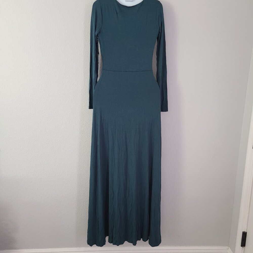 Lulus Maxi Dress Green Long Sleeve Women's Size Small NWT - Picture 5 of 13